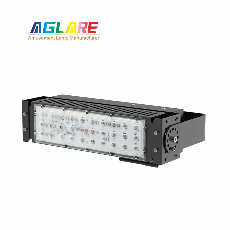 LED彩色投光灯 带？50W变色RGB泛光灯