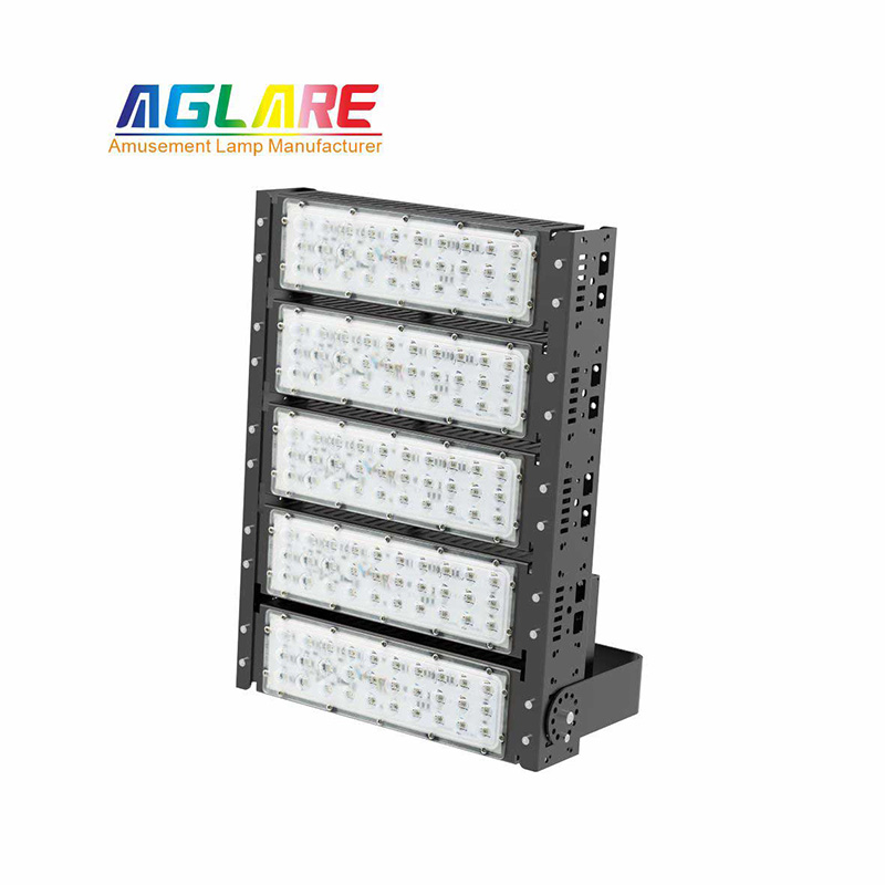 led彩色投光灯 带？250W变色RGB泛光灯游乐园公园景观户外照明