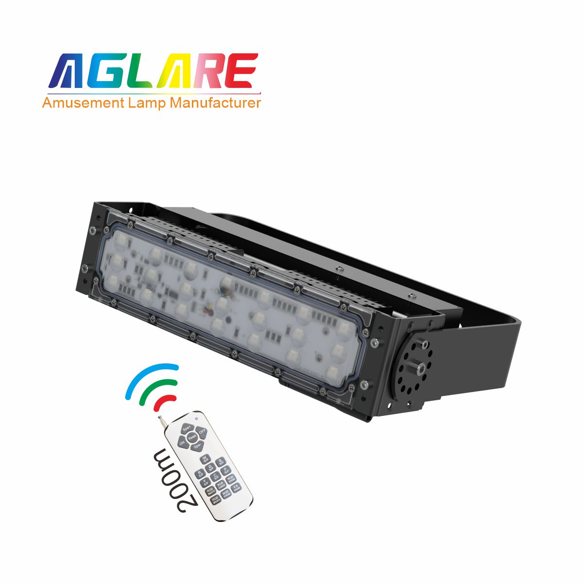 50W LED彩色投光灯带？仄