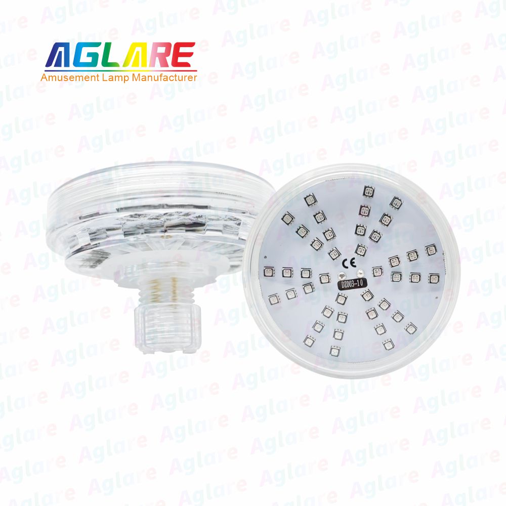 80mm RGB自动LED灯1-16旋转效果的游乐设施- AC24V， 48led